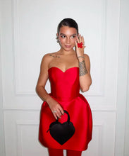 Load image into Gallery viewer, Sienna Red Strapless Dress