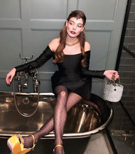 Load image into Gallery viewer, Atiana Luxe Off-Shoulder Mini Dress