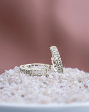 Load image into Gallery viewer, EMBELLISHED MINI HOOPS