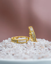 Load image into Gallery viewer, EMBELLISHED MINI HOOPS